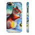 A Squirrel Decorates the Forest for Christmas - Impact Resistant Phone Case iPhone 8 Plus Glossy